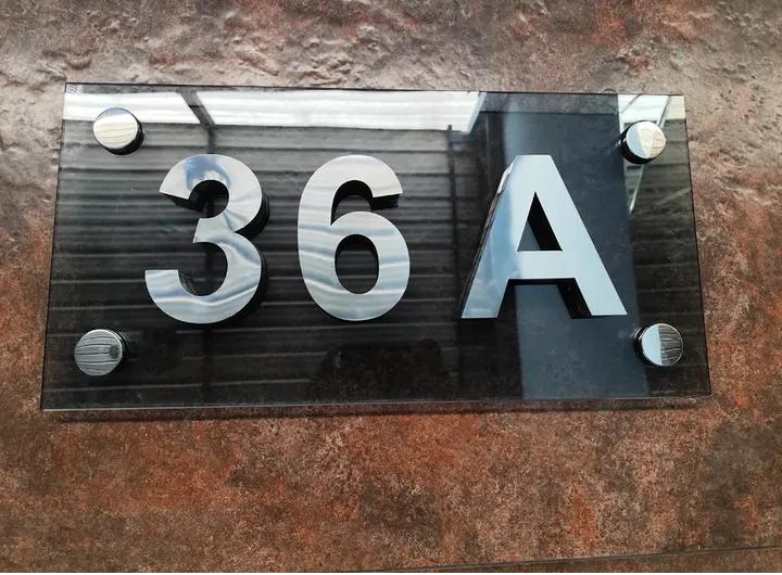 Placa para Número